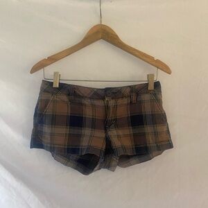 Vtg Aeropostale Low Rise Plaid Shorts